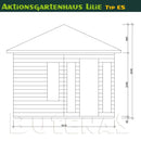 Butenas Gartenhaus LILIE - Typ E5