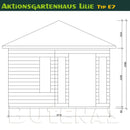 Butenas Gartenhaus LILIE - Typ E7