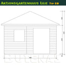 Butenas Gartenhaus LILIE - Typ E8