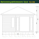 Butenas Gartenhaus LILIE - Typ E9