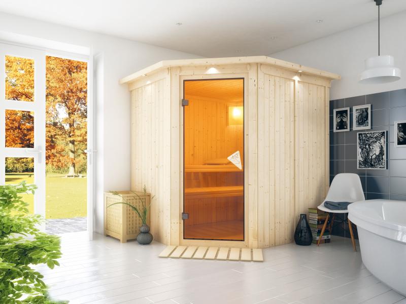 Karibu Sauna Lilja Plug & Play