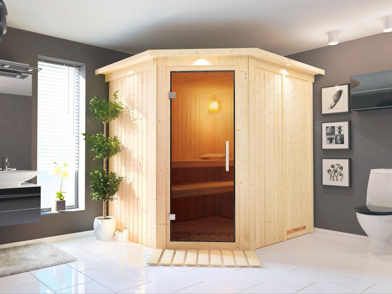 Karibu Sauna Lilja Plug & Play
