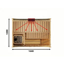 Fjordholz Barrel Combi-Sauna Model Luxe Micro Combi