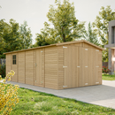 Timbela Holzgarage M102 – 591 x 303 cm – 18 m2 – Bild 4