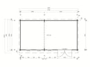 Fjordholz Pultdach Gartenhaus Modell Mali 28 E