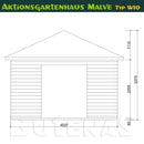 Butenas Gartenhaus MALVE - Typ W10