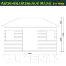 Butenas Gartenhaus MALVE - Typ W12