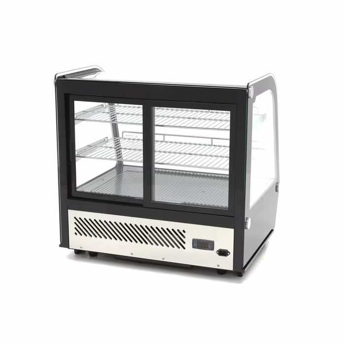 MAXIMA Gastro Glastürkühlschränke - 120 l - 70 cm - Hintere Schiebetüren