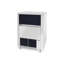 Eiswürfelbereiter als Kegeleiserzeuger | Eisproduktion: ca. 130 kg / 24 Stunden| Luftkühlung | R290, 1250 W | 840x740x1075 mm