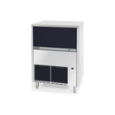 Eiswürfelbereiter als Kegeleiserzeuger | Eisproduktion: ca. 67 kg / 24 Stunden| Luftkühlung | R290, 590 W | 753x603x850mm