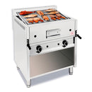 CB Lavastein-Gasgrill I-80 MOB/P mit Unterschrank (Universalgrillrost)