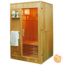 Mazur MO-EN2 Trockensauna mit HARVIA 2,3 kW Ofen und Wandisolierung 120 x 105 x 190 cm