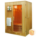 Mazur MO-EN3 Trockensauna mit HARVIA 3,5 kW Ofen und Wandisolierung 154 x 110 x 192 cm