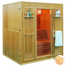 Mazur MO-EN4 Trockensauna mit HARVIA 6 kW Ofen und Wandisolierung 176 x 150 x 192 cm