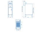 KSF Fritteuse L8V - 1 Becken (Gas)