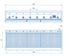 KSF Gastrobraeter RGS 165 - Gas