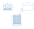 KSF Gastrobraeter RGS 45 - Gas