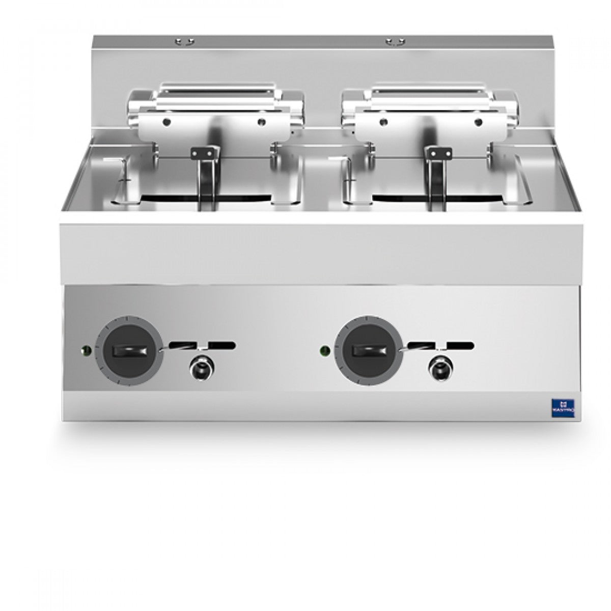 Virtus & Mastro Elektro-Fritteuse, Tischmodell, 10+10 Liter - 18 kW