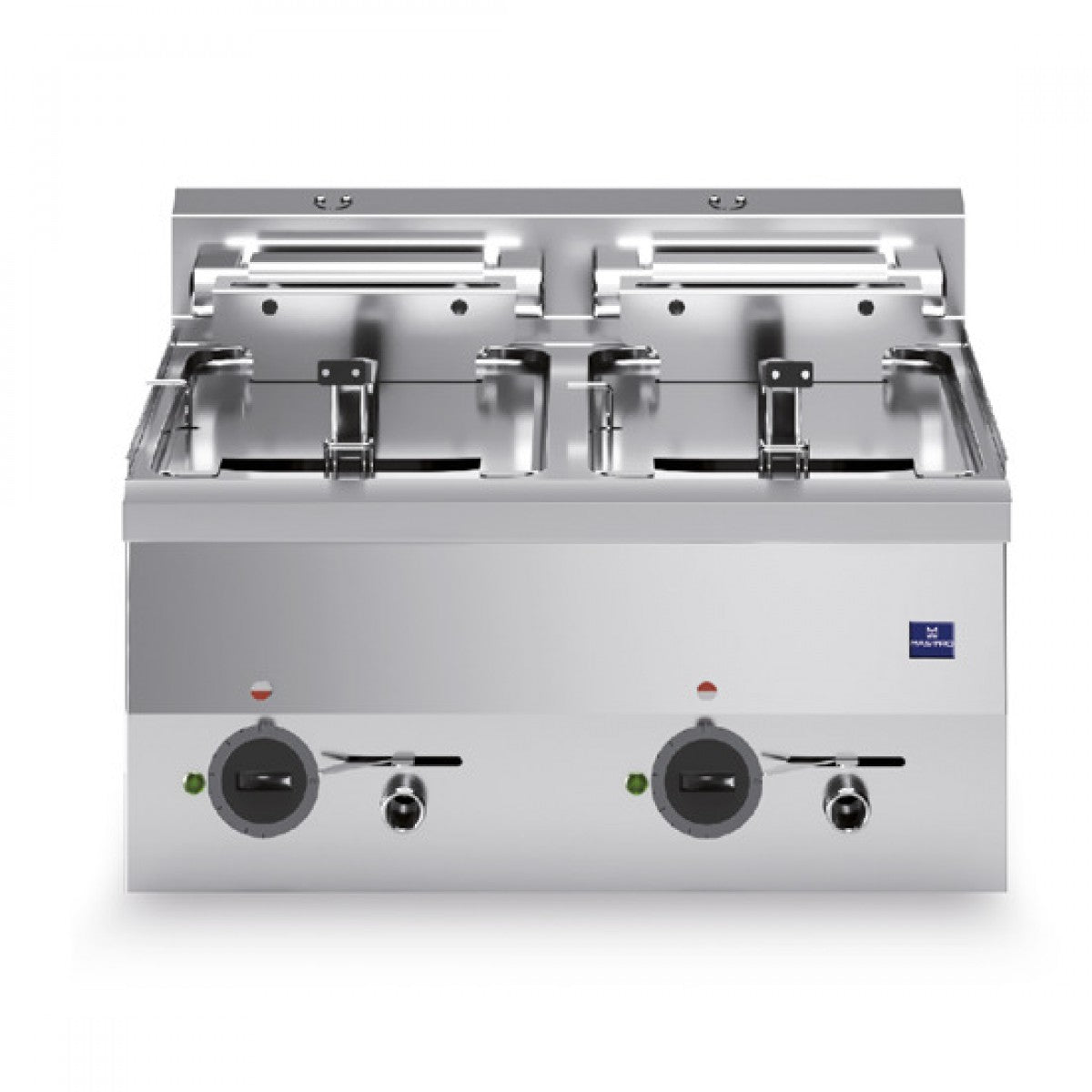 Virtus & Mastro Elektro-Fritteuse, Tischmodell, 10+10 Liter - 18 kW