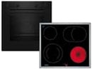 Neff EX1B0 Set Einbauherd E1DCA0AK3 + Glaskeramikkochfeld M16SRF0L0