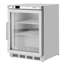 Polar Serie C Gefrierschrank Untertisch mit Glasfront - Edelstahl