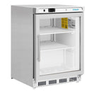 Polar Serie C Gefrierschrank Untertisch mit Glasfront - Edelstahl
