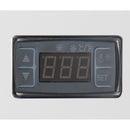 Polar Serie G Theken-Kühlschrank Schwarz Quadratisches Glas 160L