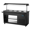 Polar Serie G Gekühltes Buffet in Schwarz