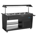 Polar Serie G Gekühltes Buffet in Schwarz
