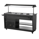 Polar Serie G Gekühltes Buffet in Schwarz