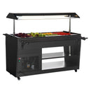 Polar Serie G Gekühltes Buffet in Schwarz