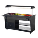 Polar Serie G Gekühltes Buffet in Schwarz