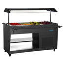 Polar Serie G Gekühltes Buffet in Schwarz