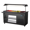Polar Serie G Gekühltes Buffet in Schwarz