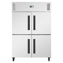 Polar Serie G Aufrecht Doppel-Stalltür Gastro-Kühlschrank 1200L