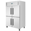 Polar Serie G Aufrecht Doppel-Stalltür Gastro-Kühlschrank 1200L