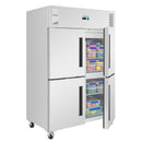 Polar Serie G Aufrecht Doppel-Stalltür Gastro-Kühlschrank 1200L