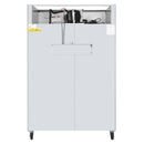 Polar Serie G Aufrecht Doppel-Stalltür Gastro-Kühlschrank 1200L