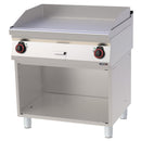 Casselin Snackplatte Chrom gerillt mit Unterbau 80 - Linie 700