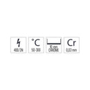 Casselin Snackplatte Chrome Texturiert 99 - Linie 600