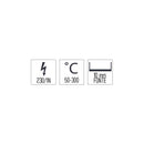 Casselin Snackplatte Gusseisen Glatt 33 - Linie 600