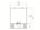 Fjordholz Camping Pod Modell Luxe 300 cm