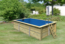 Karibu “Rechteck Pool 3” ca. 3,1x4,9m aus Holz (kesseldruckimprägniert)