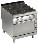 AfG Berlin Cfg92q Gas-herd 4 Flammen Mit Gas-backofen