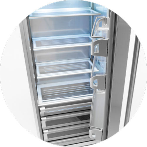 Fhiaba Side by Side Kühlschrank X-Pro XS750FR, 75 cm, Edelstahl