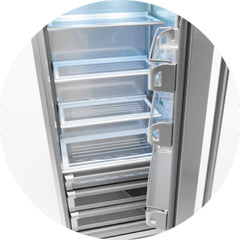 Fhiaba Side by Side Kühlschrank X-Pro XS750FR, 75 cm, Edelstahl – Vorschau 7