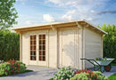 Fjordholz Gartenhaus Modell Jacob 44 A mit Abstellraum