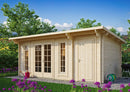Fjordholz Gartenhaus Modell Jacob 44 B mit Abstellraum