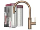 Quooker PRO3 & CUBE | Flex Round PTB (Messing Patina) inkl. Cube-Filter