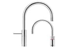 Quooker PRO3 B Nordic Round TwinTaps RVS (Voll-Edelstahl)